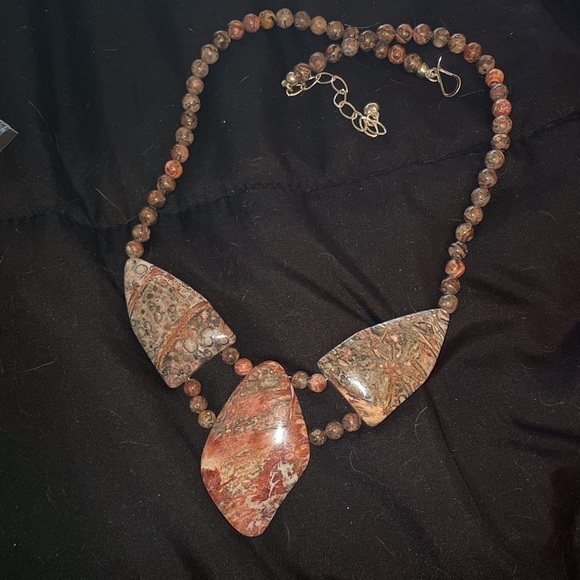 Multi-Color Volcanic Quartzite Necklace by Jay King - Picture 9 of 10